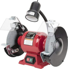 Sunex Tools - 8" Wheel Diam, 3/4 hp Grinder - 5/8" Arbor Hole Diam, 3,450 Max RPM, 115 Volts - Exact Industrial Supply