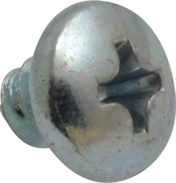 Value Collection - #10 Pan Head Phillips Sheet Metal Screw - Steel, 1/4" Length Under Head, Grade 2 - Exact Industrial Supply