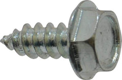 Value Collection - #10 Hex Washer Head Sheet Metal Screw - Steel, 1/2" Length Under Head, Grade 2 - Exact Industrial Supply