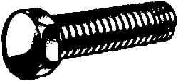Value Collection - #10-24 UNC Thread, 1-1/4" Length Under Head, Hex Drive Steel Thread Cutting Screw - Hex Head, Grade 2, Point Type F, Zinc-Plated Finish - Exact Industrial Supply