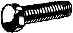 Value Collection - #10-24 UNC Thread, 1-1/4" Length Under Head, Hex Drive Steel Thread Cutting Screw - Hex Head, Grade 2, Point Type F, Zinc-Plated Finish - Exact Industrial Supply
