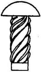 Value Collection - #10 Round Head Sheet Metal Screw - Steel, 5/8" Length Under Head, Grade 2 - Exact Industrial Supply