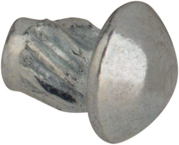 Value Collection - #2 Round Head Sheet Metal Screw - Steel, 1/8" Length Under Head, AISI 1016, ASME B18.6.3 & ASME B18.6.4, Grade 1016-1024 - Exact Industrial Supply