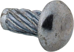 Value Collection - #10 Round Head Sheet Metal Screw - Steel, 3/8" Length Under Head, AISI 1016, ASME B18.6.3 & ASME B18.6.4, Grade 1016-1024 - Exact Industrial Supply