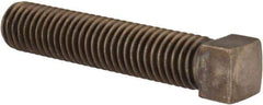 Value Collection - 1/2-13 UNC, 2-1/2" Length Under Head, Cup Point Set Screw - Grade 2 Steel - Exact Industrial Supply