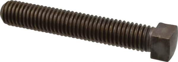 Value Collection - 1/2-13 UNC, 3" Length Under Head, Cup Point Set Screw - Grade 2 Steel - Exact Industrial Supply