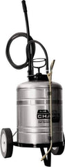 Chapin - 6 Gal Cart Sprayer - Stainless Steel Tank, Industrial Cart Sprayer - Exact Industrial Supply