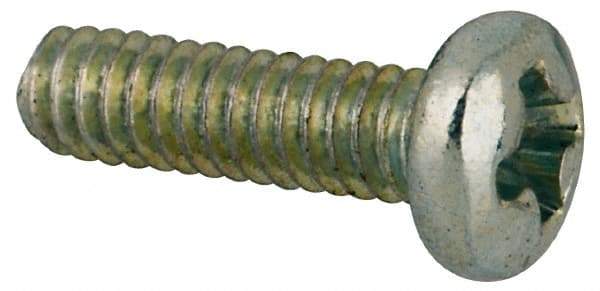 Value Collection - #2-56 UNC, 5/16" Length Under Head Phillips Drive Machine Screw - Pan Head, Grade J82 Steel, Zinc-Plated Finish, Without Washer - Exact Industrial Supply