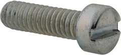 Value Collection - #12-24 UNC, 3/4" Length Under Head Slotted Drive Machine Screw - Fillister Head, Grade 2 Steel, Zinc-Plated Finish, Without Washer - Exact Industrial Supply