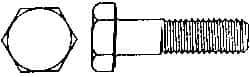 Value Collection - M16x2.00mm Metric Coarse, 160mm Length Under Head Hex Head Cap Screw - Fully Threaded, Grade 316 & Austenitic A4 Stainless Steel, Uncoated, 24mm Hex - Exact Industrial Supply