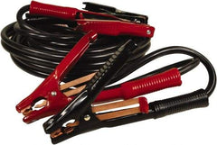 Associated Equipment - 20 Ft. Long, 500 Amperage Rating, Heavy Duty Booster Cable - Black & Red, 4 AWG Wire Guage - Exact Industrial Supply