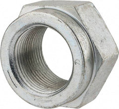 Value Collection - 1-3/8 - 12 UNF Grade C Hex Lock Nut with Distorted Thread - 2-1/16" Width Across Flats, 1-13/64" High, Cadmium Clear-Plated Finish - Exact Industrial Supply