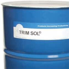 Master Fluid Solutions - Trim SOL LC sf, 54 Gal Drum Cutting & Grinding Fluid - Water Soluble, For Cutting, Grinding - Exact Industrial Supply
