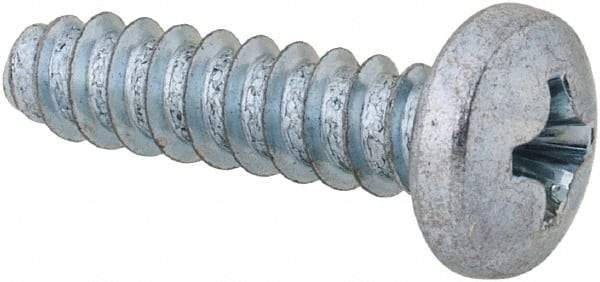 Value Collection - #10 Pan Head Phillips Sheet Metal Screw - Steel, 3/4" Length Under Head, Grade 2 - Exact Industrial Supply