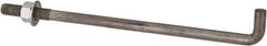Value Collection - 1/2-13, 10" OAL Bent Anchor Bolt - Grade 2 Steel - Exact Industrial Supply