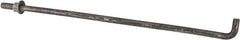 Value Collection - 1/2-13, 18" OAL Bent Anchor Bolt - Grade 2 Steel - Exact Industrial Supply