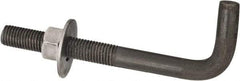 Value Collection - 3/4-10, 8" OAL Bent Anchor Bolt - Grade 2 Steel - Exact Industrial Supply