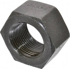 Value Collection - 1-1/4 - 12 UNF Steel Right Hand Hex Nut - 1-7/8" Across Flats, 1-1/16" High, Uncoated - Exact Industrial Supply