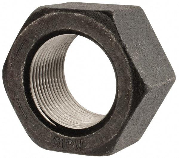 Value Collection - 1-3/8 - 12 UN Steel Right Hand Hex Nut - 2-1/16" Across Flats, 1-11/64" High, Uncoated - Exact Industrial Supply