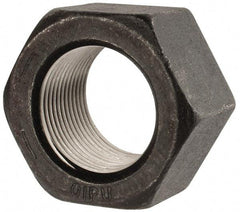 Value Collection - 1-3/8 - 12 UN Steel Right Hand Hex Nut - 2-1/16" Across Flats, 1-11/64" High, Uncoated - Exact Industrial Supply