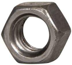 Value Collection - 3/8-16 UNC Steel Right Hand Hex Nut - 9/16" Across Flats, 0.3281" High, Uncoated - Exact Industrial Supply
