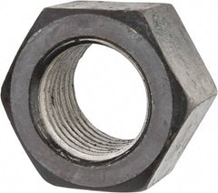 Value Collection - 2-1/4 - 4-1/2 UNC Steel Right Hand Hex Nut - 3-3/8" Across Flats, 1-55/64" High, Uncoated - Exact Industrial Supply