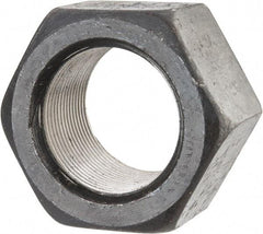 Value Collection - 1-3/4 - 12 UN Steel Right Hand Hex Nut - 2-5/8" Across Flats, 1-1/2" High, Uncoated - Exact Industrial Supply