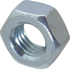 Value Collection - M7x1.00 Steel Right Hand Hex Nut - 11mm Across Flats, 5.5mm High, Zinc-Plated Finish - Exact Industrial Supply