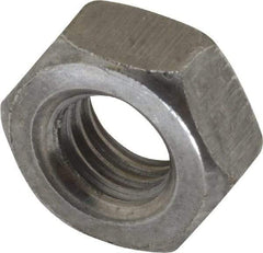 Value Collection - M10x1.50 Steel Right Hand Hex Nut - 17mm Across Flats, 8mm High, Uncoated - Exact Industrial Supply