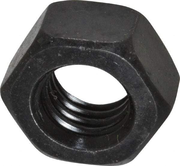 Value Collection - M12x1.75 Steel Right Hand Hex Nut - 19mm Across Flats, 10mm High, Uncoated - Exact Industrial Supply