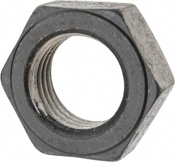 Value Collection - 2 - 4-1/2 UNC Steel Right Hand Hex Jam Nut - 3" Across Flats, 1-3/32" High, Uncoated - Exact Industrial Supply