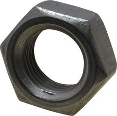 Value Collection - 1/2-20 UNF Steel Right Hand Hex Jam Nut - 3/4" Across Flats, 5/16" High, Uncoated - Exact Industrial Supply