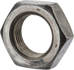 Value Collection - 7/8-14 UN Steel Right Hand Hex Jam Nut - 1-5/16" Across Flats, 31/64" High, Uncoated - Exact Industrial Supply
