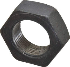 Value Collection - 1-3/8 - 12 UNF Steel Right Hand Hex Jam Nut - 2-1/16" Across Flats, 25/32" High, Uncoated - Exact Industrial Supply