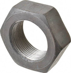 Value Collection - 1-1/2 - 12 UNF Steel Right Hand Hex Jam Nut - 2-1/4" Across Flats, 27/32" High, Uncoated - Exact Industrial Supply