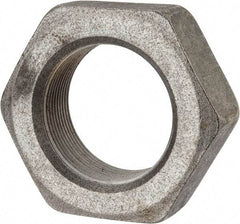 Value Collection - 2-12 UNF Steel Right Hand Hex Jam Nut - 3" Across Flats, 1-3/32" High, Uncoated - Exact Industrial Supply
