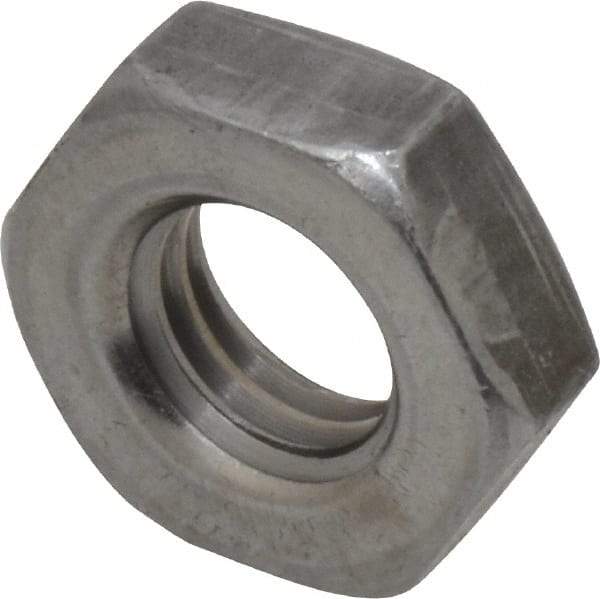 Value Collection - 5/8-11 UNC Steel Right Hand Heavy Hex Jam Nut - 1-1/16" Across Flats, 23/64" High, Uncoated, 2B Class of Fit - Exact Industrial Supply