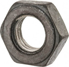 Value Collection - 7/8-9 UNC Steel Right Hand Heavy Hex Jam Nut - 1-7/16" Across Flats, 31/64" High, Uncoated, 2B Class of Fit - Exact Industrial Supply