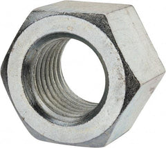 Value Collection - 2 - 4-1/2 UNC Steel Right Hand Heavy Hex Nut - 3-1/8" Across Flats, 1-31/32" High, Zinc Clear Finish - Exact Industrial Supply