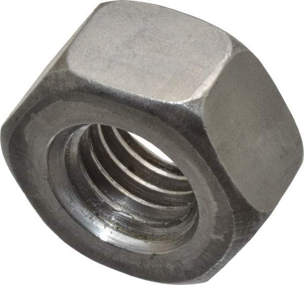 Value Collection - 1/2-13 UNC Steel Right Hand Heavy Hex Nut - 7/8" Across Flats, 31/64" High, Uncoated, 2B Class of Fit - Exact Industrial Supply