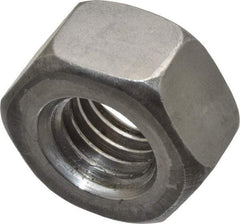 Value Collection - 1/2-13 UNC Steel Right Hand Heavy Hex Nut - 7/8" Across Flats, 31/64" High, Uncoated, 2B Class of Fit - Exact Industrial Supply