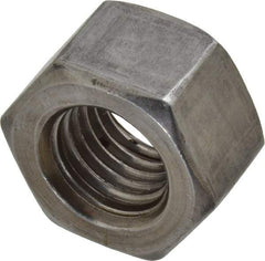 Value Collection - 7/8-9 UNC Steel Right Hand Heavy Hex Nut - 1-7/16" Across Flats, 55/64" High, Uncoated, 2B Class of Fit - Exact Industrial Supply