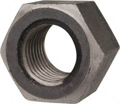 Value Collection - 1-1/2 - 6 UNC Steel Right Hand Heavy Hex Nut - 2-3/8" Across Flats, 1.4688" High, Uncoated - Exact Industrial Supply