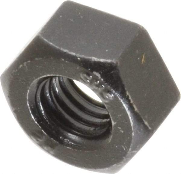 Value Collection - 3/8-16 UNC Steel Right Hand Heavy Hex Nut - 11/16" Across Flats, 23/64" High, Uncoated, 2B Class of Fit - Exact Industrial Supply