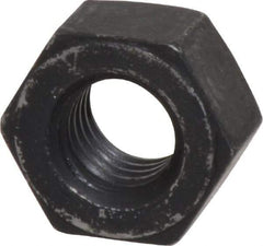 Value Collection - 1/2-13 UNC Steel Right Hand Heavy Hex Nut - 7/8" Across Flats, 31/64" High, Uncoated, 2B Class of Fit - Exact Industrial Supply