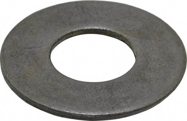 Value Collection - 1-1/8" Screw, Steel USS Flat Washer - 1-1/4" ID x 2-3/4" OD, 11/64" Thick, Plain Finish - Exact Industrial Supply