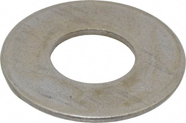 Value Collection - 1-1/4" Screw, Steel USS Flat Washer - 1-3/8" ID x 3" OD, 11/64" Thick, Plain Finish - Exact Industrial Supply