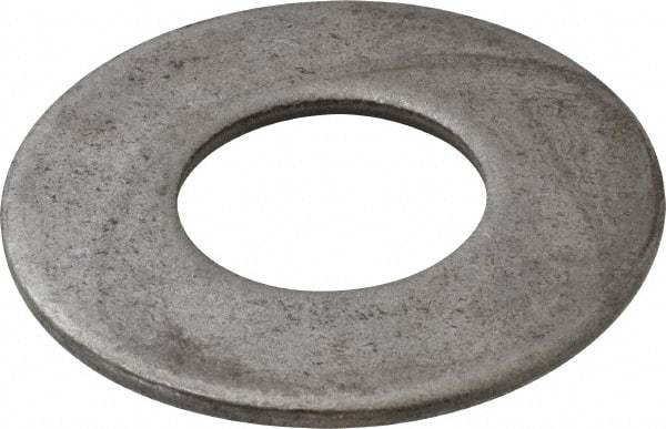 Value Collection - 1-1/2" Screw, Steel USS Flat Washer - 1-5/8" ID x 3-1/2" OD, 3/16" Thick, Plain Finish - Exact Industrial Supply