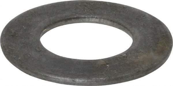 Value Collection - 1" Screw, Steel SAE Flat Washer - 1-1/16" ID x 2" OD, 9/64" Thick, Plain Finish - Exact Industrial Supply