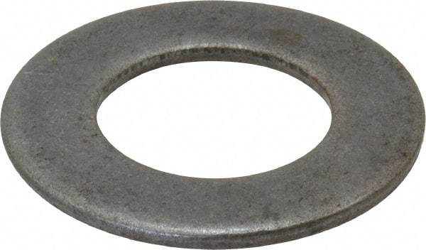 Value Collection - 1-1/4" Screw, Steel SAE Flat Washer - 1-3/8" ID x 2-1/2" OD, 5/32" Thick, Plain Finish - Exact Industrial Supply